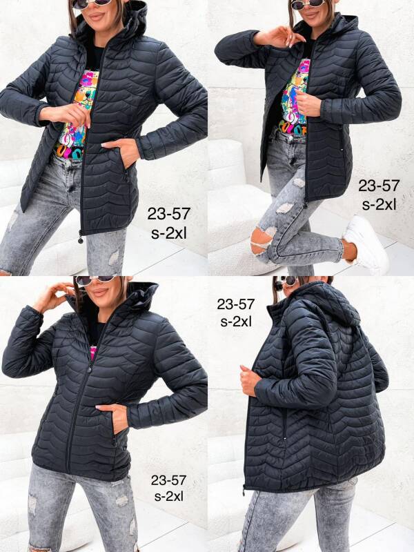 Kurtki damskie cienki Roz S-2XL, 1 Kolor Paczka 5 szt